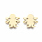 201 Stainless Steel Links Connectors, Laser Cut, Girl, Golden, 15x16x1mm, Hole: 1.2mm