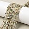 Natural Green Rutilated Quartz Beads Strands, Faceted, Rondelle, 3x2mm, Hole: 0.5mm, about 190pcs/strand, 14.96''(38cm)