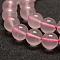 Natural Rose Quartz Beads Strands, Round, 4mm, Hole: 0.8mm, about 89~92pcs/strand, 15 inch(39cm)