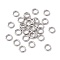 Non-Tarnish 304 Stainless Steel Jump Rings, Open Jump Rings, Stainless Steel Color, 5x0.9mm, Inner Diameter: 3.2mm