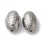 Non-Tarnish 304 Stainless Steel Beads, Oval, Stainless Steel Color, 13x9x7mm, Hole: 1.5mm