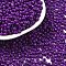 Baking Paint Glass Seed Beads, Dark Violet, 8/0, 3mm, Hole: 1mm, about 10000pcs/bag
