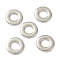 Non-Tarnish 304 Stainless Steel Linking Rings, Round Ring, Stainless Steel Color, 12x2mm, Inner Diameter: 6mm