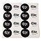 Thank You Stickers, Sealing Stickers, Label Paster Picture Stickers, Round, Colorful, 35mm, 16pcs/sheet