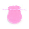Gourd Velvet Bags, Pink, 12x9cm