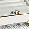 Brass with Crystal Rhinestone Enamel Cuff Rings for Women, Platinum, Triangle, Inner Diameter: Adjustable