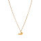 Whale Pendant Necklace, Gold Plated Stainless Steel Box Chain Necklaces for Women