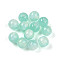 Resin Beads, Round, Two Tone, Aquamarine, 8mm, Hole: 2mm