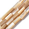 Natural Trochid Shell/Trochus Shell Beads Strands, Column, BurlyWood, 8x4mm, Hole: 0.7mm, about 51pcs/strand, 15.94 inch(40.5cm)