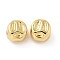 Brass Beads, Cadmium Free & Nickel Free & Lead Free, Nuggets, Real 18K Gold Plated, 7.5x7x5.5mm, Hole: 2.5x1.5mm
