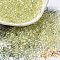 Glass Seed Beads, Peanut, Light Goldenrod Yellow, 5.5~6x3~3.5x3mm, Hole: 1~1.2mm, about 4000pcs/pound