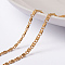 Ion Plating(IP) 304 Stainless Steel Lumachina Chains, Unwelded, with Spool, Golden, 4.5x2x0.5mm, about 32.8 Feet(10m)/roll
