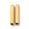 Ion Plating(IP) 304 Stainless Steel Beads, Rectangle, Real 18K Gold Plated, 20x4x4mm, Hole: 2.7x2.7mm