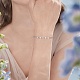 4шт. 4 стильных теннисных браслета с цирконием. BJEW-SZ0002-66G-6