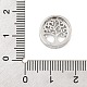 Латунный микро pave прозрачный кубик циркония подвески ZIRC-I068-31P-3