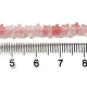 Вишневого кварца стеклянные бусы пряди G-G085-B08-01-4