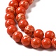 Синтетические имперские нитки из бисера яшмы G-I199-35-6mm-D-4