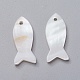 Подвески из раковины SHEL-P075-06-2