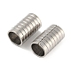 Некорневая трубчатая бусина из нержавеющей стали 201 STAS-Z049-07P-2