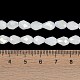 Непрозрачные однотонные гальванические стеклянные бусины EGLA-N013-P6mm-B02-4