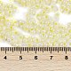 Непрозрачные цвета блестящие стеклянные бусины SEED-K010-04H-4