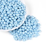 Непрозрачные цветные стеклянные бусины SEED-N007-34G
