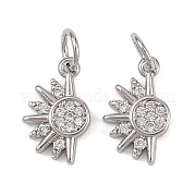 Латунные микро проложить кубического циркония подвески KK-B150-02P-01