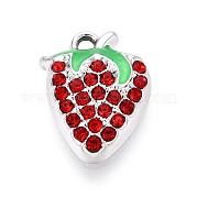 Rhinestone сплава и эмали подвески PALLOY-T092-42P-02
