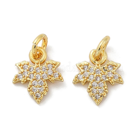 Латунные микро проложить кубического циркония подвески KK-U073-02G-1