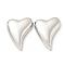 Brass Pendants, Cadmium Free & Nickel Free & Lead Free, Heart, Real Platinum Plated, 20.5x16x4.5mm, Hole: 1.5mm