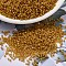 MIYUKI Delica Beads, Cylinder, Japanese Seed Beads, 11/0, Transparent Inside Colours Rainbow, (DB0272) Goldenrod Lined Topaz AB, 1.3x1.6mm, Hole: 0.8mm, about 100000pcs/500g