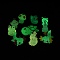 DIY Jewelry Making Finding Kit, Including Glass Round Seed Beads, Luminous Resin Animal Pendant, Mixed Shape, Mixed Color