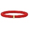 Polymer Clay Heishi Surfer Stretch Bracelet with 304 Stainless Steel Beaded, Preppy Bracelet, Red, Inner Diameter: 2 inch(5.2cm)