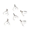 Non-Tarnish 304 Stainless Steel Pinch Bails, Ice Pick Pinch Bails for Pendant Making, Stainless Steel Color, 9.2x2.5mm, Hole: 2.4mm