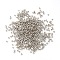 Brass Crimp Beads, Rondelle, Platinum, 2x2mm, Hole: 1mm
