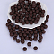 Round Silicone Focal Beads, Coffee, 15mm, Hole: 2mm