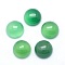 Natural Dyed & Heated Green Onyx Agate Cabochons, Half Round, 12x5~6mm