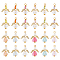 SUNNYCLUE 1 Box 30Pcs 2 Style Angel Charms Angel Wing Charm Guardian Angel Charm Bulk Acrylic Transparent Beads Lucky Dangle Charm for Jewelry Making Women Adult DIY Craft Bracelets Necklace Gifts