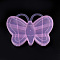 Plastic Bead Storage Containers, 13 Compartments, Butterfly, Pink, 14.7x18.5x2.5cm