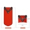 Christmas Deer PU Leather Card Holder Wallets Making Kits, Red, Black, 10.5x12cm