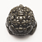 Natural Golden Sheen Obsidian Pendants, Pi Xiu, 32x29.5x19.5mm, Hole: 2mm
