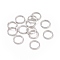 Alloy Closed Jump Rings, Round Ring, Platinum, 10x1.2mm, 16 Gauge, Inner Diameter: 7.2mm