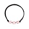 Black, show in picture 1Woven bracelet, Basketball, Football, and Rugby Beaded Bracelet
