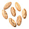Natural Picture Jasper Cabochons, Horse Eye, 27x12x5mm