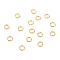 Brass Open Jump Rings, Long-Lasting Plated, Round Ring, Real 18K Gold Plated, 21 Gauge, 4.5x0.7mm, Inner Diameter: 3.1mm