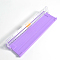 Plastic Mini Paper Cutter, for Scrapbooking & Paper Crafts, Rectangle with Scale, Lilac, 27x8.5x2.5cm