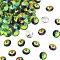Preciosa® MAXIMA Crystal Round Stones, Czech Crystal, Aluminium Layer, Bicone(436 11 177 Rivoli), 00030 281 Vitrail Medium, SS29(6.15~6.35mm)