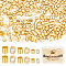600Pcs 3 Styles Brass Spacer Beads, Tube/Column, Real 18K Gold Plated, 1.5~2.5x1.5~2.5mm, Hole: 1~2mm, 200pcs/style