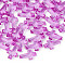 Transparent Acrylic Pendants, Faceted, Cross, Orchid, 16x10x4.5mm, Hole: 1.5mm, about 1455pcs/500g