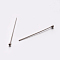 304 Stainless Steel Ball Head pins, Stainless Steel Color, 23.5x0.6mm